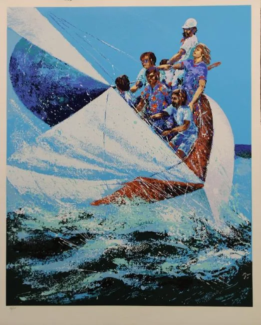 Mark King, Sailing, Lithograph
