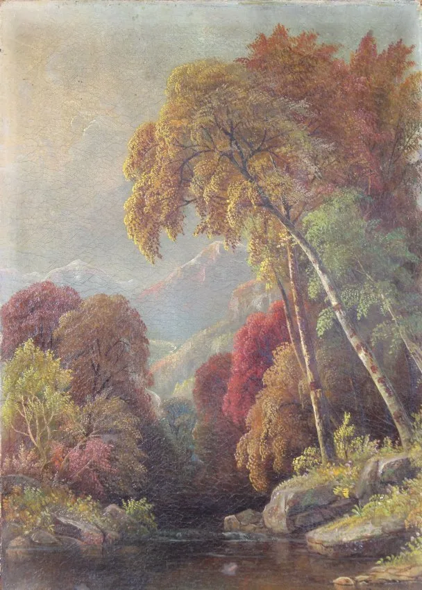 Untitled by Daniel Charles Grose, oil on canvas, sold Mar 2019