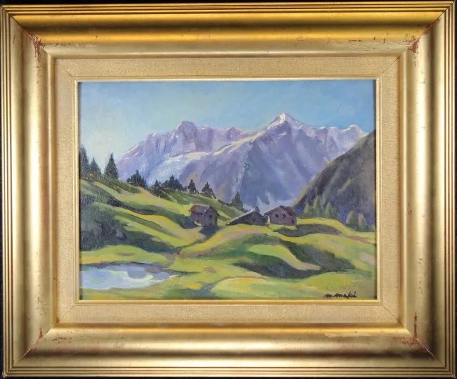 Untitled by Mario Mafai, Oil on Board, offered Mar 2019