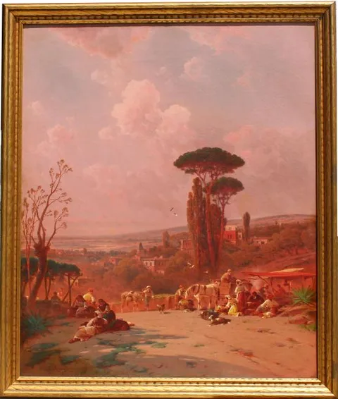 Untitled by George Washington Nicholson, Oil on canvas, offered Apr 2019