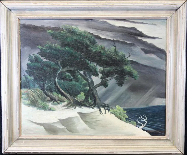 Storm Tide by Buell Whitehead, Oil on Canvas, offered Apr 2019