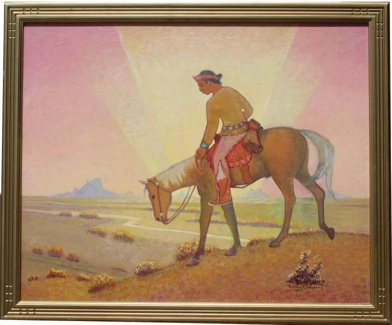 Untitled by Ferdinand Burgdorff, Oil on Canvas, offered Apr 2019