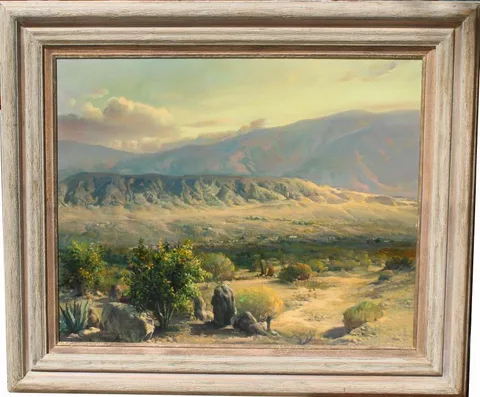 Innocenzo Daraio, Sunset Sky Valley, Oil on Canvas
