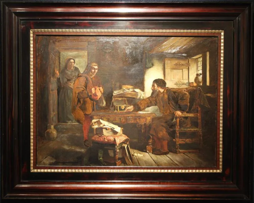 Untitled by Vasili A. Kotarbinski, oil on canvas, offered Apr 2019