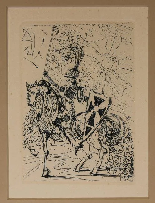El Cid by Salvador Dalí, Etching, offered Apr 2019