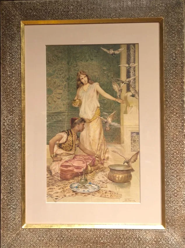 Untitled by Vincent G. Stiepevich, watercolor, offered Apr 2019