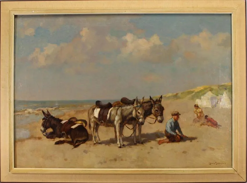 Untitled by Louis Soonius, Oil on canvas, sold Apr 2019