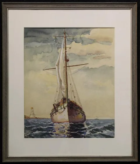George Beline, Untitled, Watercolor