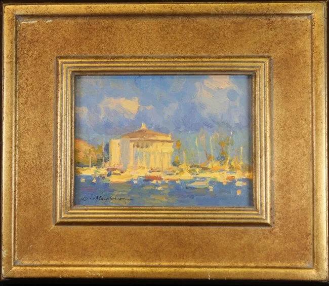 Catalina Glory by Kevin MacPherson, Oil on board, offered Apr 2019