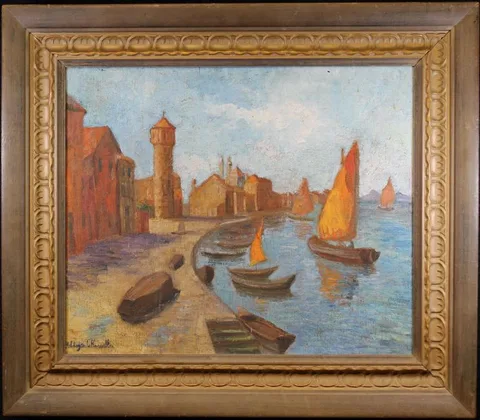Untitled by Hildegarde Hume Hamilton, Oil on Canvas, sold Apr 2019