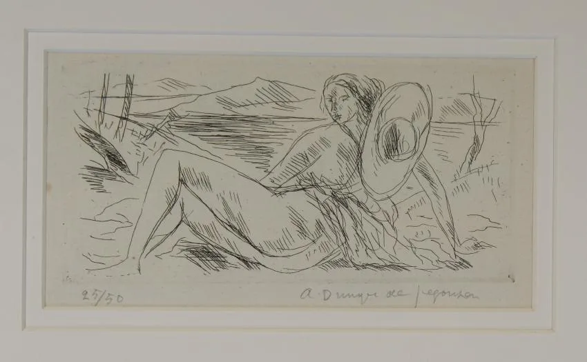 Untitled by André Dunoyer de Segonzac, Etching, offered Apr 2019