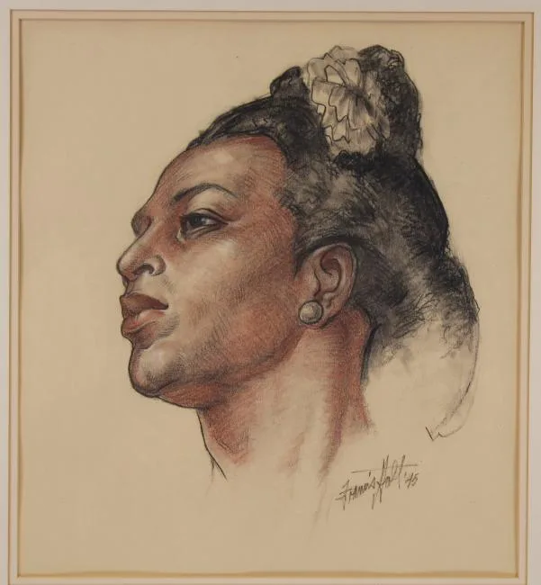 Untitled by Francis Holt, Pastel/Charcoal on Paper, offered Apr 2019