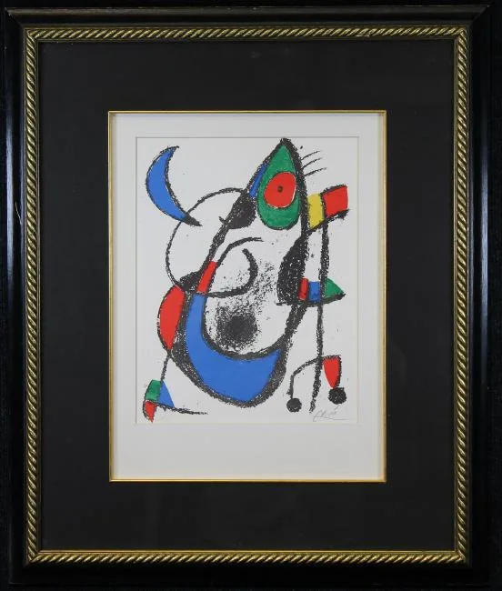 Untitled by Joan Miró, lithograph, sold Apr 2019