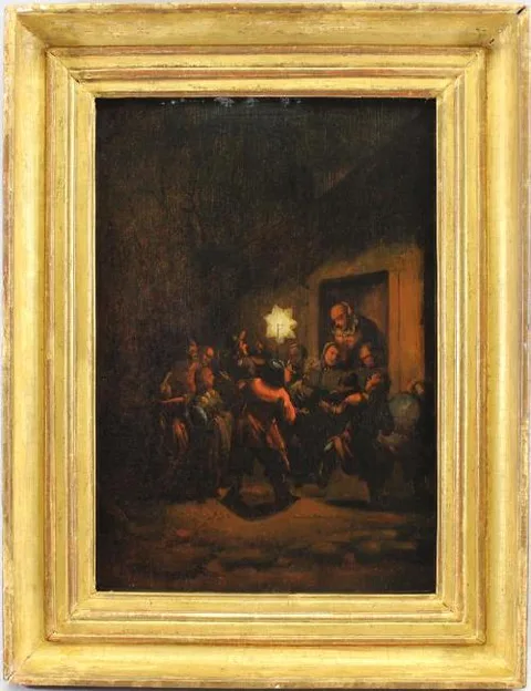 Egbert van der Poel, Star of King, Oil on board