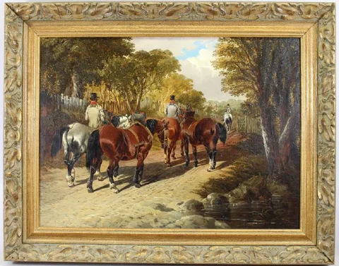 John Frederick Herring, Jr., Untitled, Oil on canvas