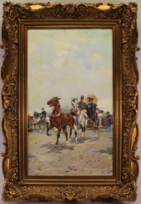 Untitled by Gustav Prucha, Oil on canvas, offered Apr 2019