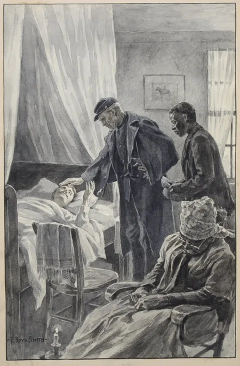 Elmer Boyd Smith, An Ambuscade, Gouache