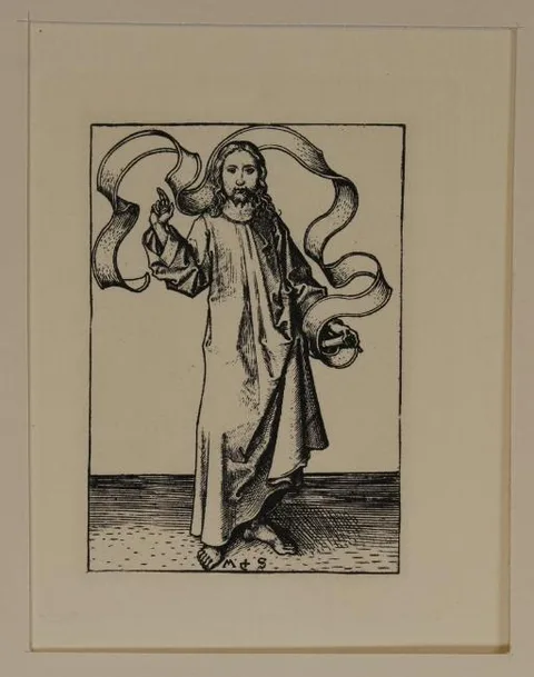 Der segnende Christus by Martin Schongauer, Etching, offered Apr 2019