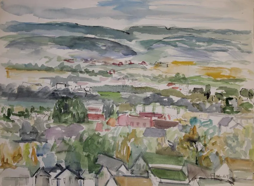 Untitled by Yolanda Fusco, Watercolor, sold Apr 2019
