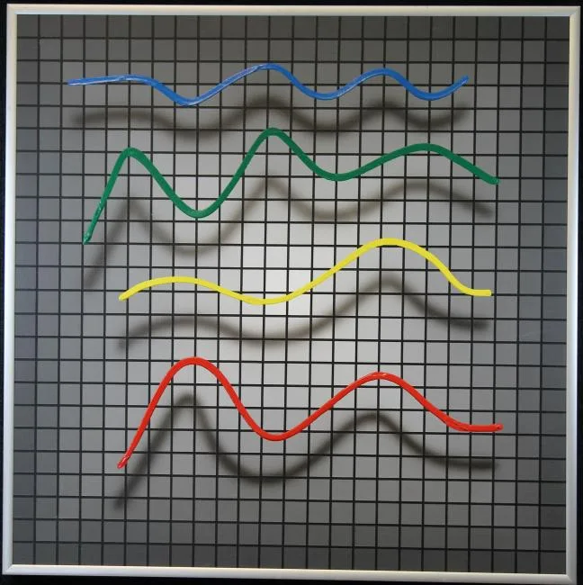 Joseph Ramsauer, March Square Five, Oil on canvas
