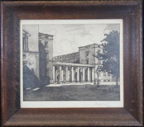 Albany E. Howarth, Untitled, Etching