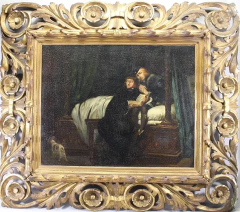 Untitled by Paul Delaroche, Oil on canvas, offered Apr 2019