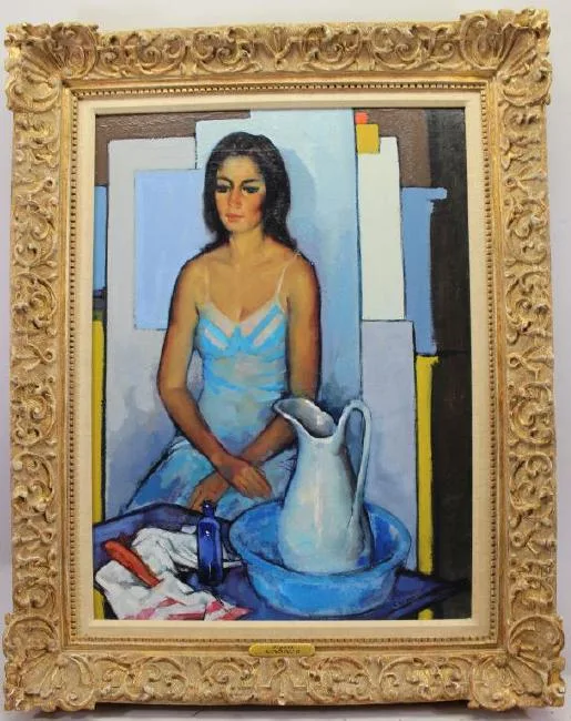 Untitled by Jesús Casaus, Oil, offered Apr 2019