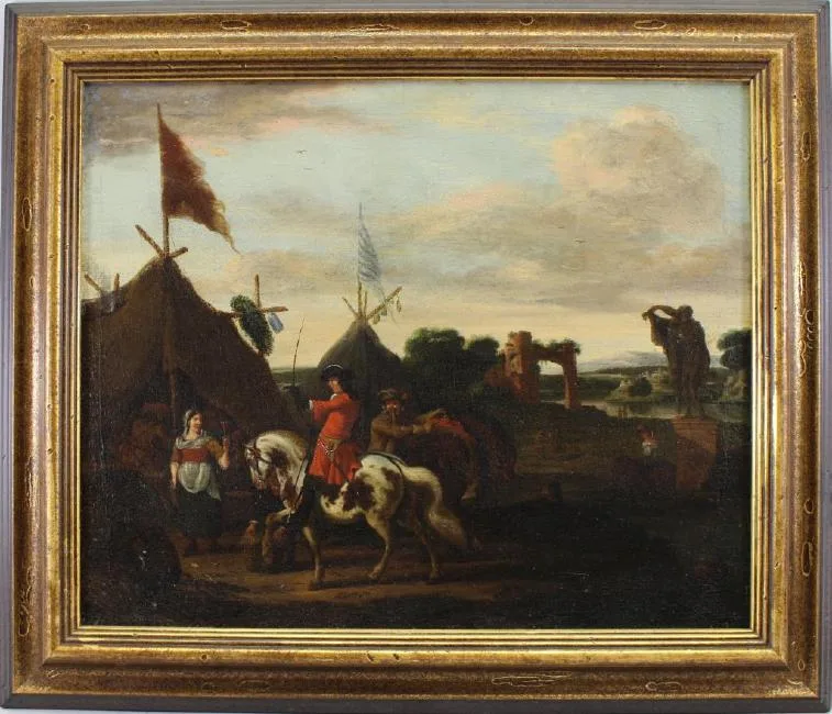 Jan Wyck, Rest from the Battle, Oil on canvas