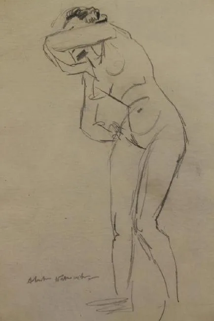 Abraham Walkowitz, Untitled, pencil