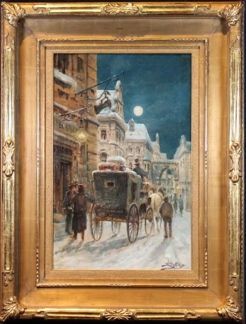 Untitled by Ludwig Schweiger, Oil on Canvas, offered Apr 2019