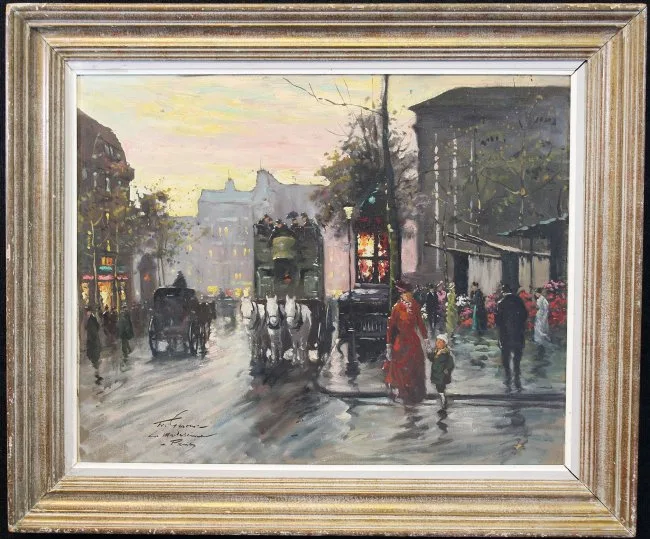 Untitled by François Gérôme, Oil on canvas, sold Apr 2019