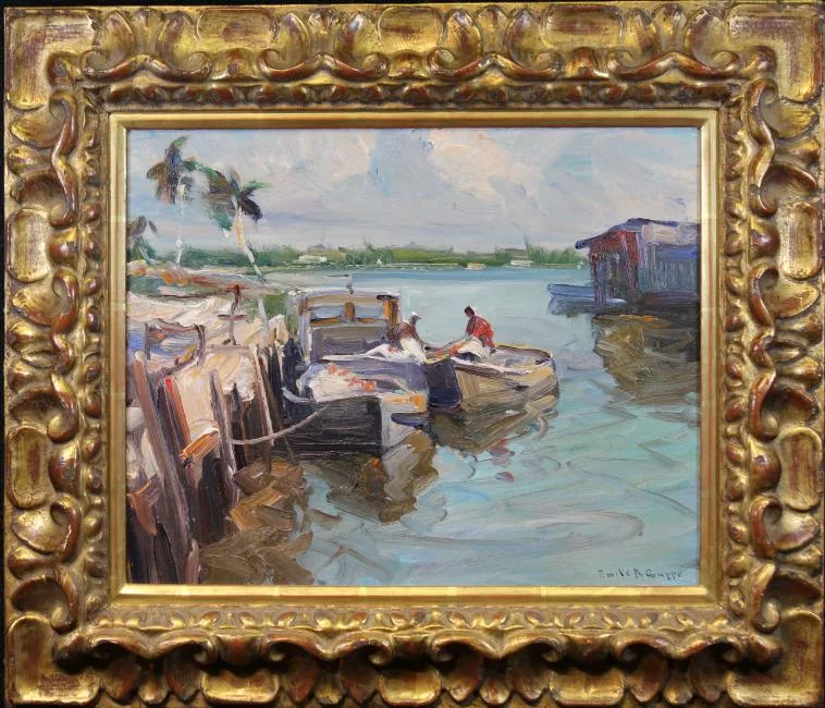 Untitled by Emile Albert Gruppe, Oil on Canvasboard, offered Jun 2019