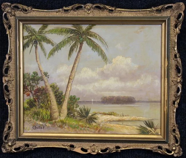 Charles Bullet II, Untitled, Oil on board