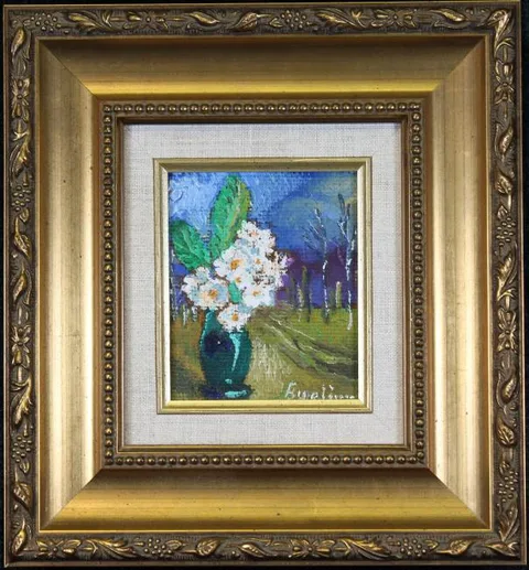 Untitled by David Burliuk, Oil on board, sold Jun 2019