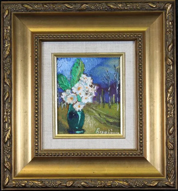 Untitled by David Burliuk, Oil on board, sold Jun 2019