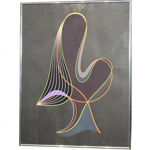César Domela, Untitled, Gouache