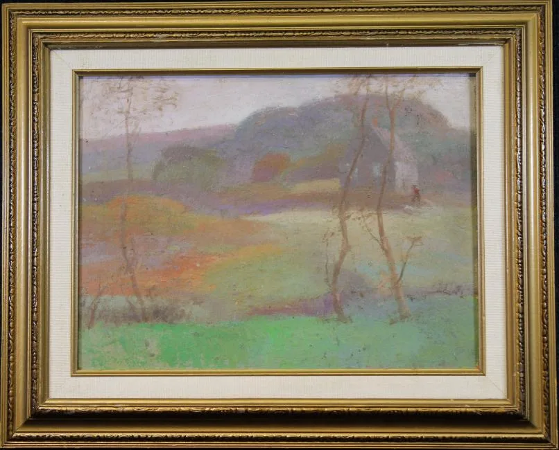 Henry Hensche, Grey Day, Oil on board