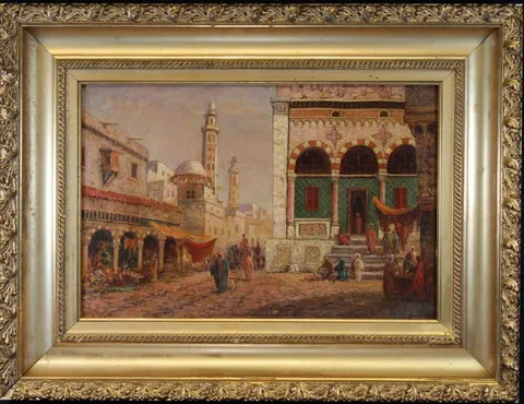 Frederick Arthur Bridgman, Untitled, Oil on Canvas