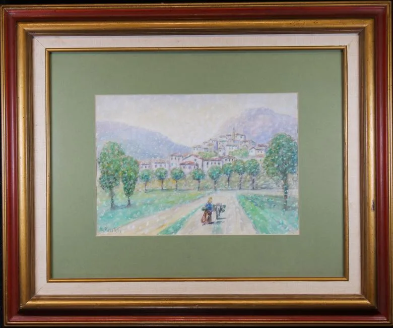 Untitled by Domenico Riccitelli, Watercolor and Gouache, offered Jun 2019