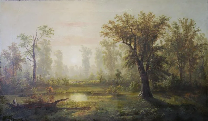 Luminous Landscape by Louis Aimer Japy, Oil on Canvas, offered Jun 2019