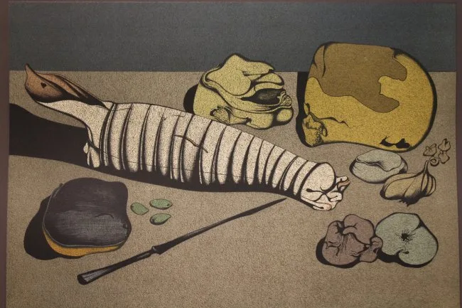 Untitled-Nature Morte by Mihail Chemiakin, Color serigraph, sold Jun 2019