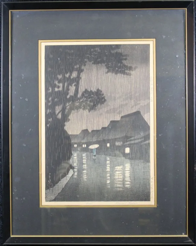 Untitled by Kawase Hasui, Woodblock Print, sold Jun 2019