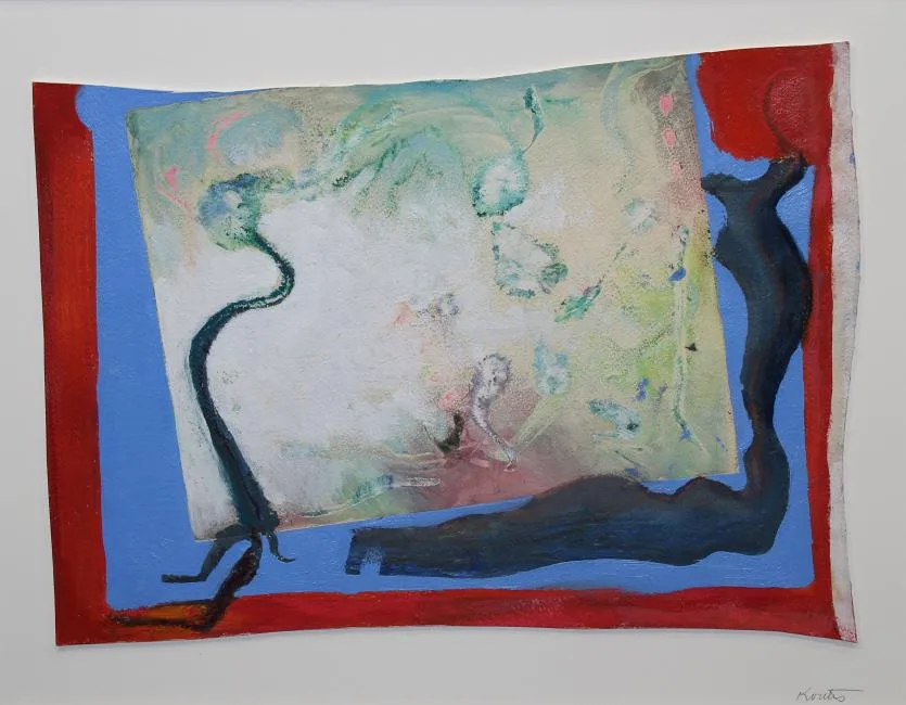 Thomas Koether, Untitled, Oil/Mixed Media on Paper
