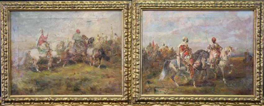 Adolf Schreyer, Untitled, Oil on Canvas