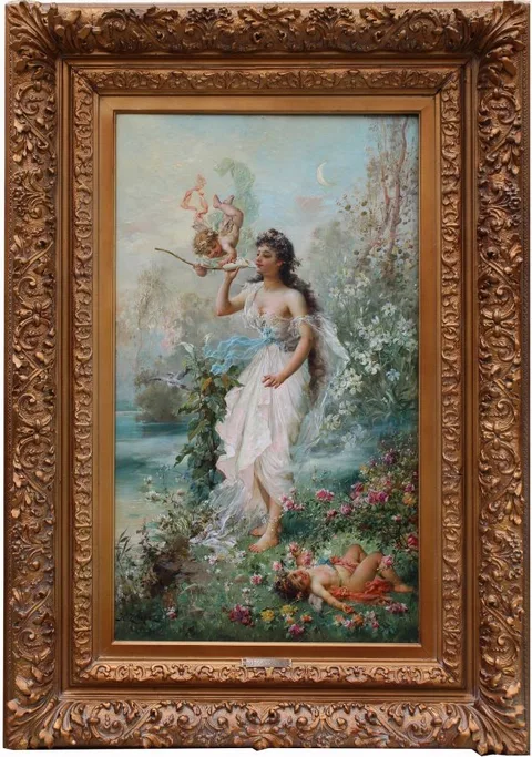 Hans Zatzka, Untitled, Oil on Canvas
