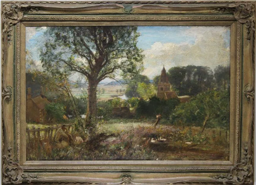 Untitled by James Charles, Oil on canvas, sold Jul 2019
