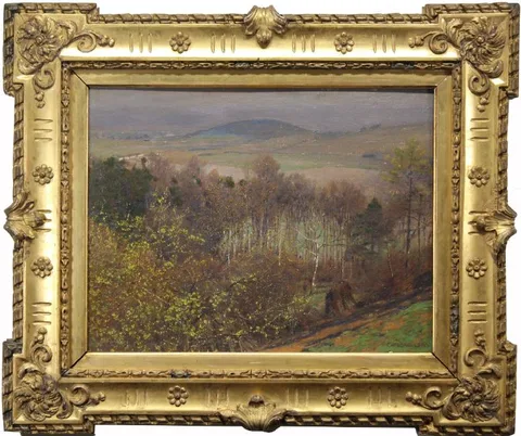 Charles Ward, Spring in Berkshire, Oil on Canvas Board