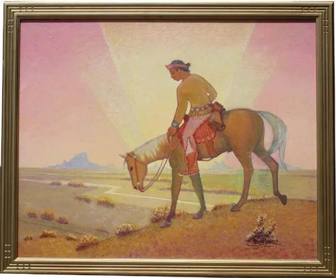 Untitled by Ferdinand Burgdorff, Oil on Canvas, sold Jul 2019