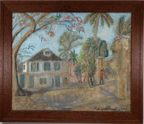 Untitled by Hildegarde Hume Hamilton, Oil on canvas, sold Jul 2019