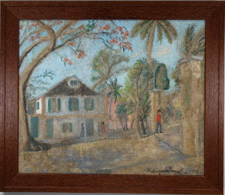 Untitled by Hildegarde Hume Hamilton, Oil on canvas, sold Jul 2019